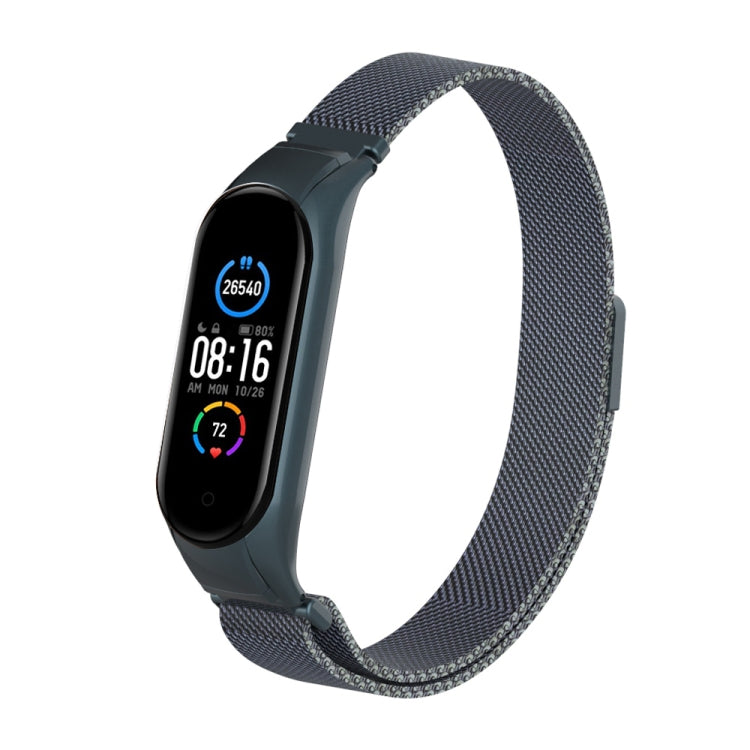 Milano Solid Color Magnetic Stainless Steel Strap, For Xiaomi Mi Band 5