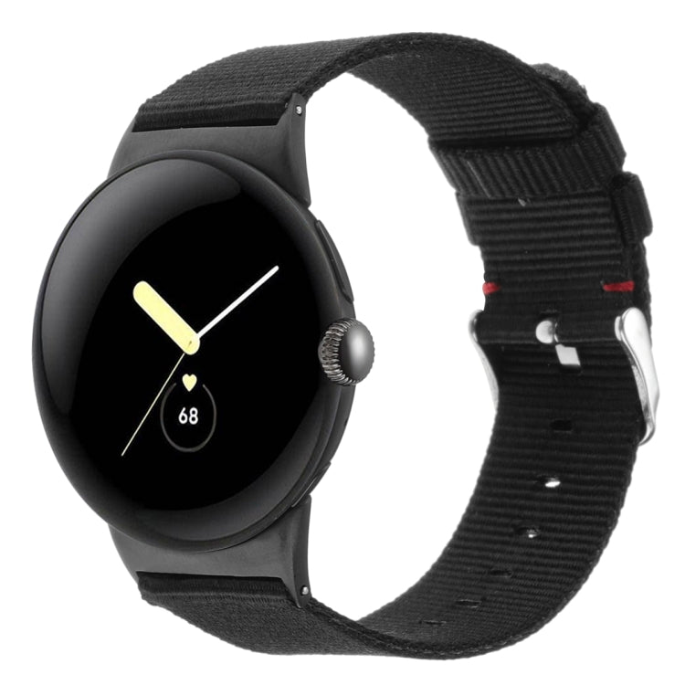 Nylon Canvas Watch Band, For Google Pixel Watch 5 / 4 / 3 / 2 / 1 41mm