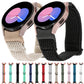 Braided nylon watch band set in multiple colors, zigzag weave, for Samsung Galaxy Watch