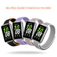Woven nylon loop watch band for Galaxy Fit 3, multicolor woven loop bands.