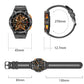 Round smart watch size diagram: 45mm face, 12.7mm thickness, 83mm band length