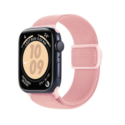 Carbon Fiber Texture Snap Buckle Nylon Watch Band, For Apple Watch Series 5 44mm, For Apple Watch Series 5 40mm, For Apple Watch Series 4 44mm, For Apple Watch Series 4 40mm, For Apple Watch Series 3 38mm, For Apple Watch Series 3 42mm