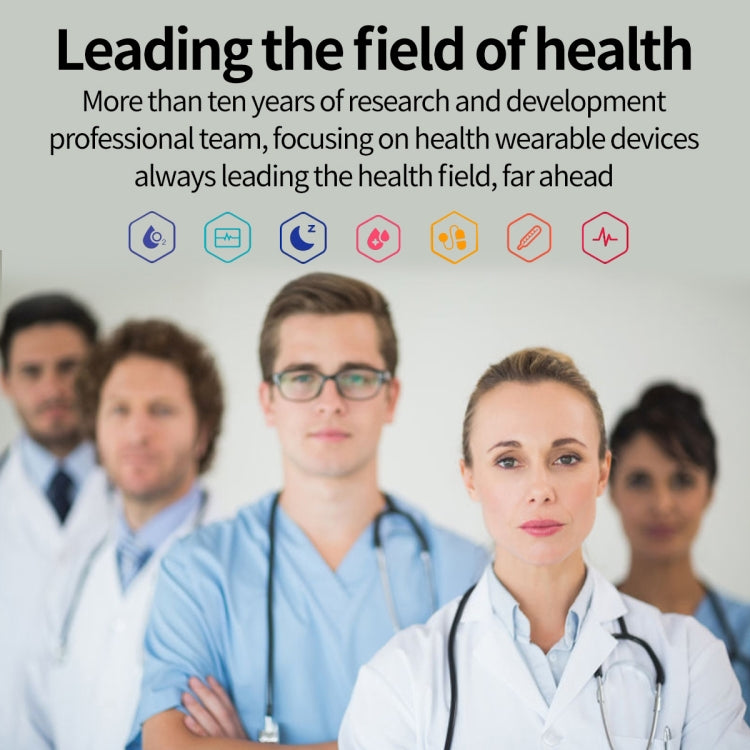 ET580 smartwatch product graphic with health feature icons