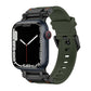 Explorer TPU watch band with a dark green strap and dark connectors