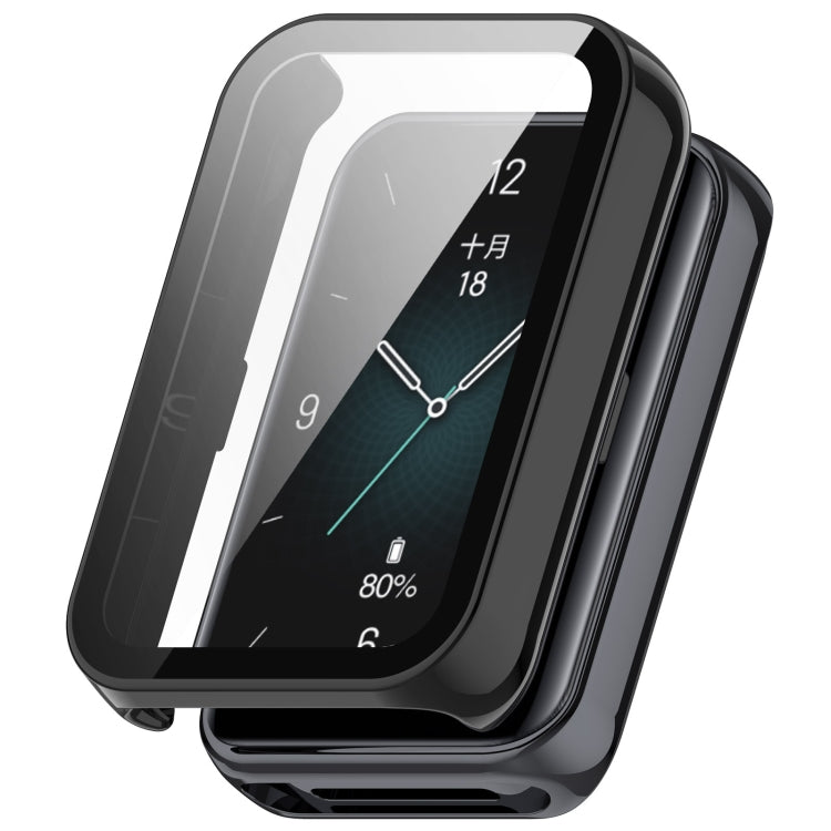 Black Honor Band 9 protective case with integrated screen protector