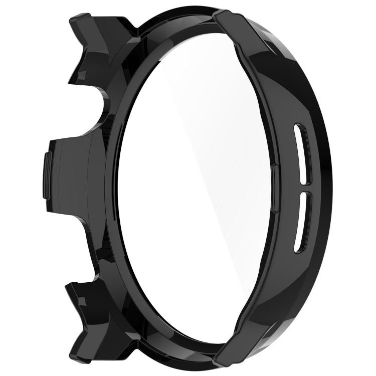 Black protective watch case showing the inner side and side openings