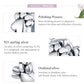 Sterling silver 925 heart-shaped beaded charm bead, polished shine close-up