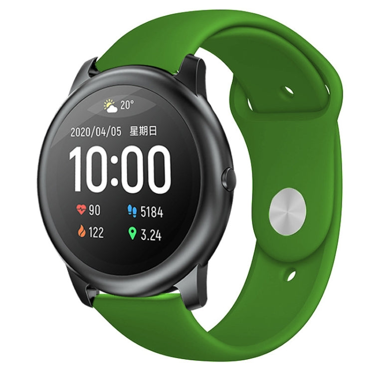 Silicone Reverse Buckle Replacement Wrist Strap, For Xiaomi Haylou Solar