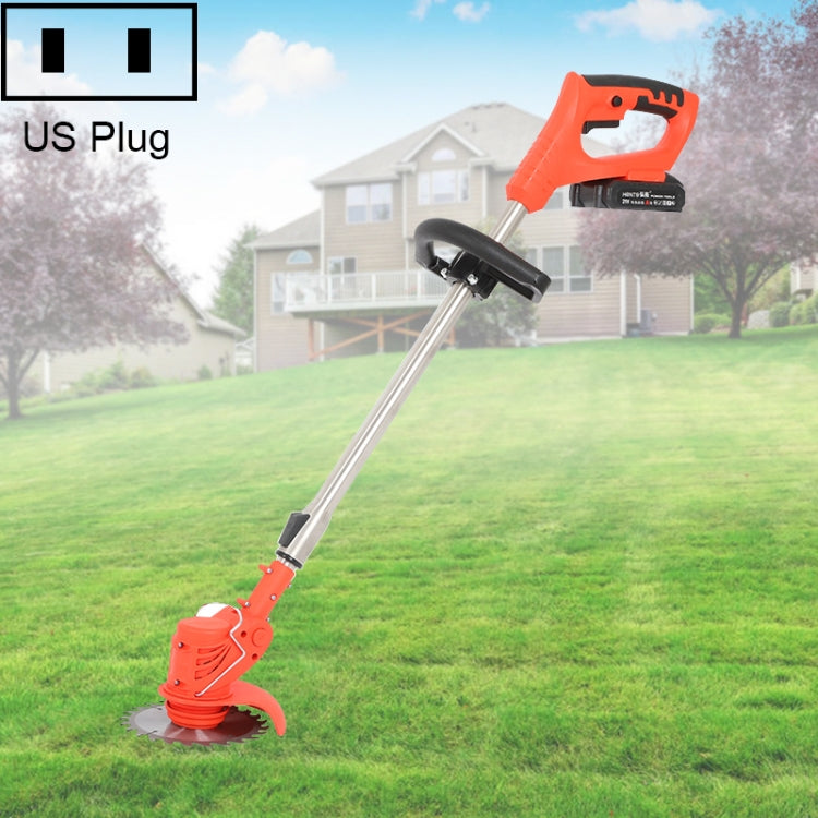 21V Portable Rechargeable Electric Lawn Mower Weeder, EU Plug, US Plug