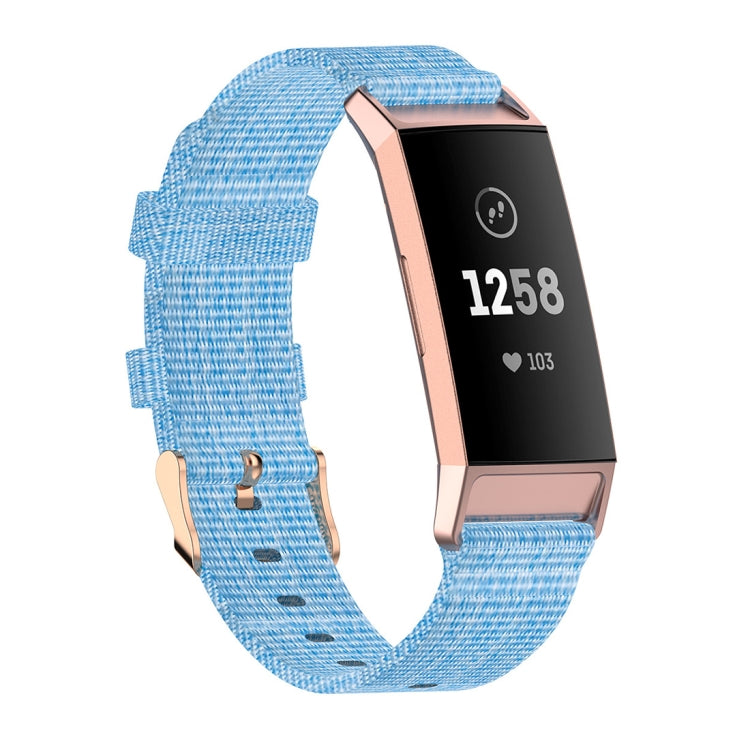 Braided Nylon Strap Plastic Head, Size: Free Size, For Fitbit Charge 4 / Charge 3 / Charge3 SE