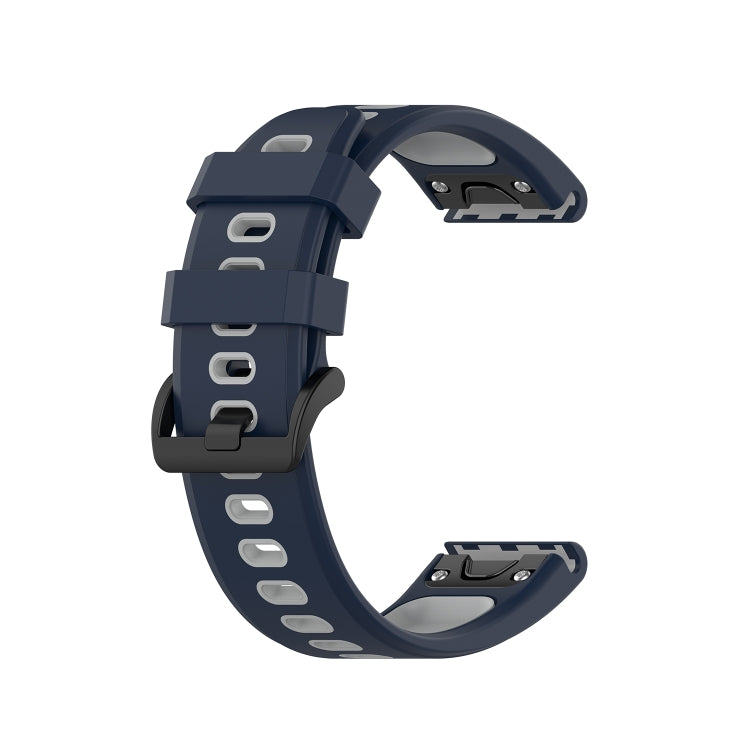 Silicone Two-color Strap, For Garmin Fenix 6