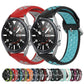 Silicone Sports Two-tone Strap, Size: 22mm, For Galaxy Watch 3 45mm