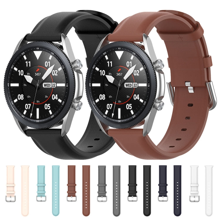 Watch strap set with black and brown bands for Galaxy Watch 3 45mm