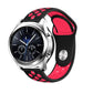 For Smasung Gear S4 Active 22mm Two-color Silicone Replacement Strap Watchband