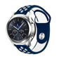 For Smasung Gear S4 Active 22mm Two-color Silicone Replacement Strap Watchband