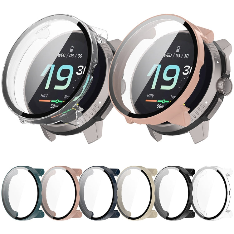 Suunto Race S protective cases with integrated screen protectors, shown in six colors