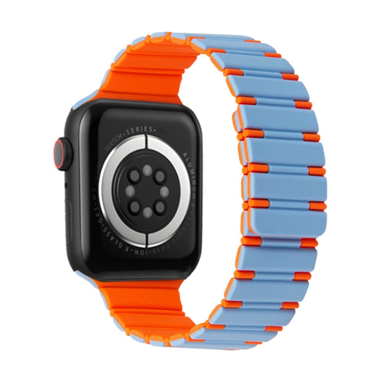 Two-color Magnetic Silicone Watch Band, For Apple Watch Series 3 42mm