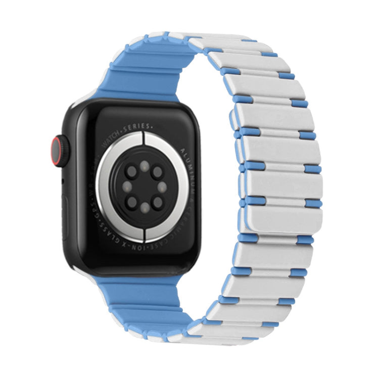 Two-color Magnetic Silicone Watch Band, For Apple Watch Series 3 42mm