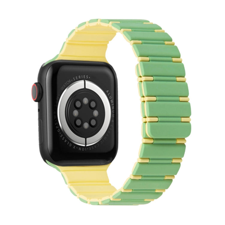 Two-color Magnetic Silicone Watch Band, For Apple Watch Series 3 42mm