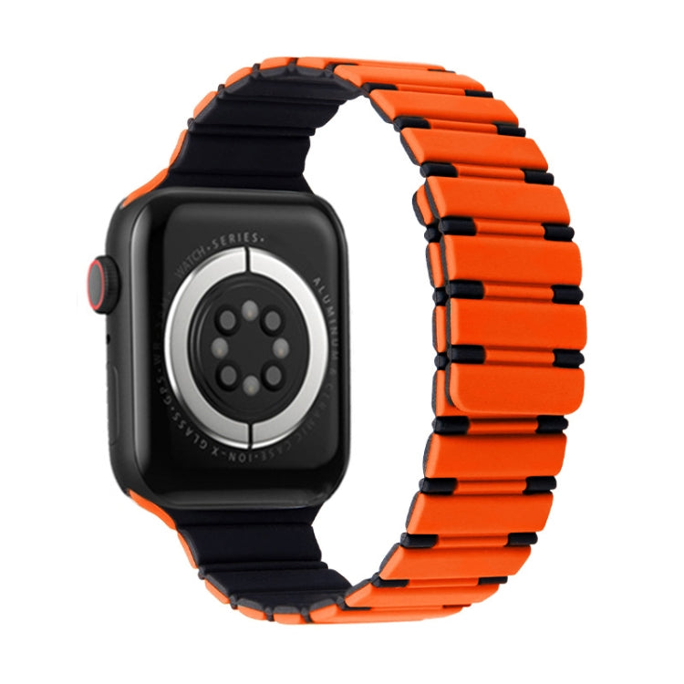 Two-color Magnetic Silicone Watch Band, For Apple Watch Series 3 42mm
