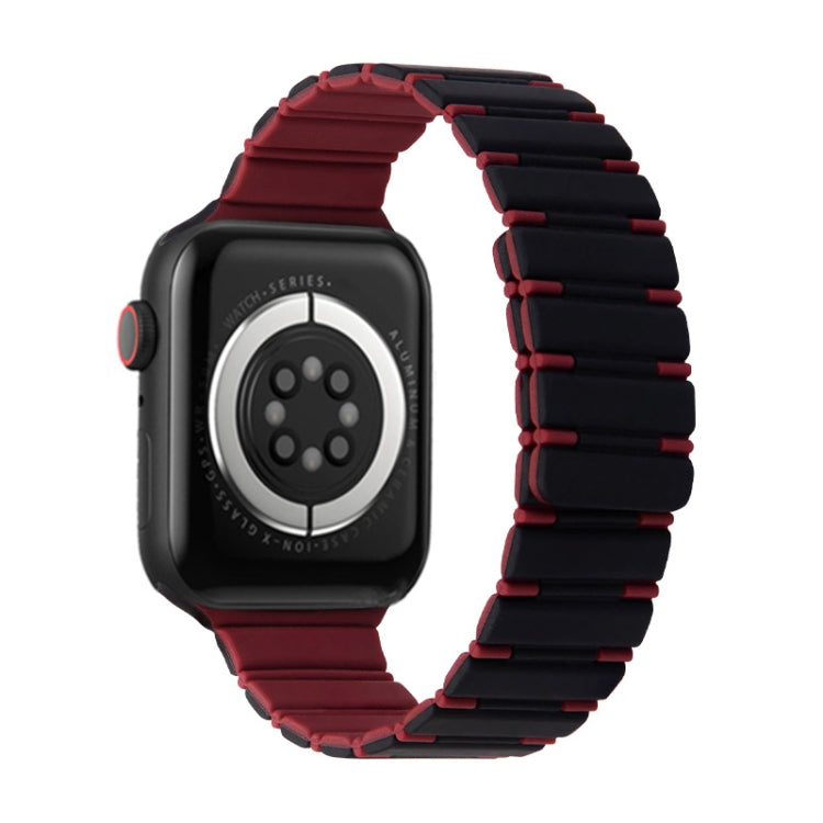 Two-color Magnetic Silicone Watch Band, For Apple Watch Series 3 42mm
