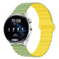 Two Color Magnetic Silicone Watch Band, 20mm, 22mm