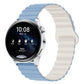 Two Color Magnetic Silicone Watch Band, 20mm, 22mm