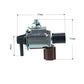Auto vacuum solenoid valve with mounting tabs; 63mm x 55mm dimensions