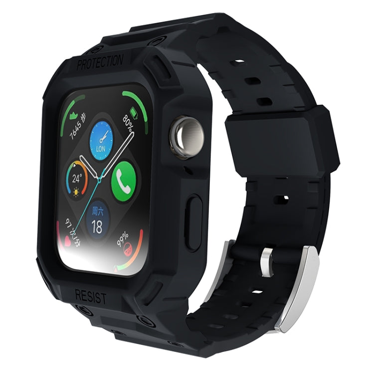 Black TPU watch band with protective case and buckle for Huawei Watch Fit3