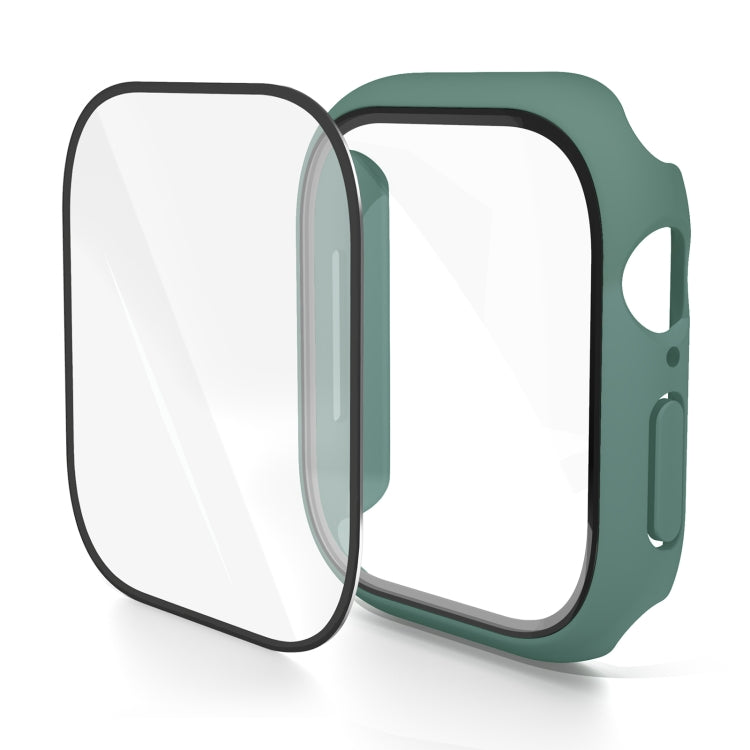 Apple Watch case with integrated screen protector in muted green