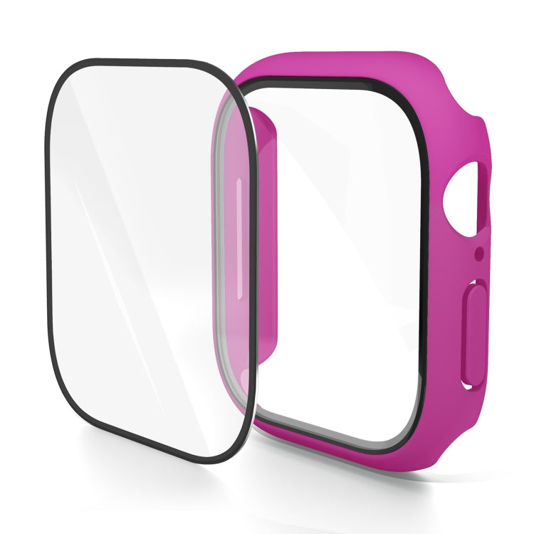 Apple Watch case with integrated screen protector in rose pink