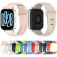 Solid Color Reverse Buckle Silicone Watch Band, For Redmi Watch 5 Active