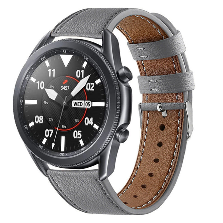 For Galaxy Watch 3 45mm Leather Replacement Strap Watchband, For Galaxy Watch 3 45mm