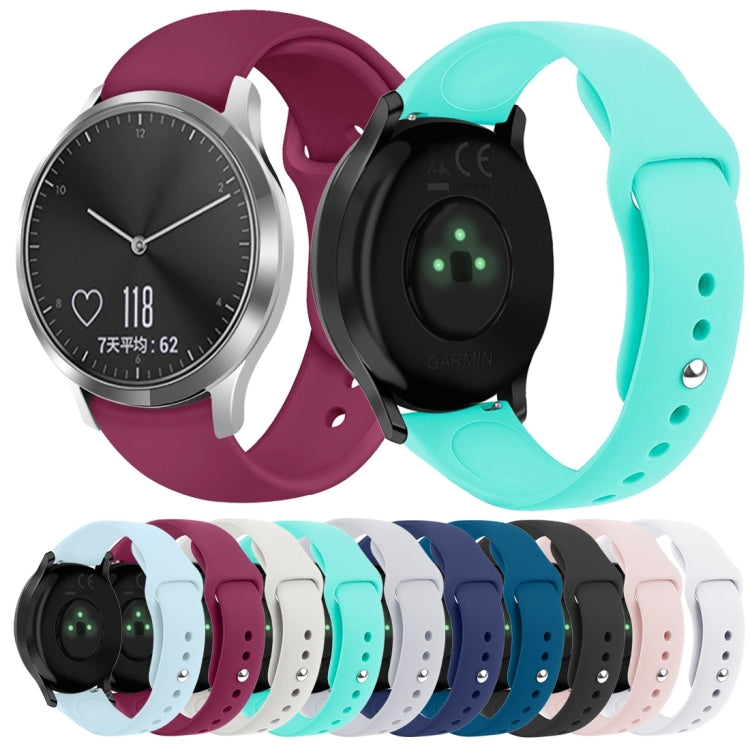 Large silicone smartwatch straps in multiple solid colors with reverse buckle
