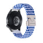 Snap Button Nylon Braided Watch Band, 20mm, 22mm