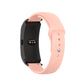 Large silicone SLR-buckle watch strap for Garmin Vivomove 3s/4s, light pink