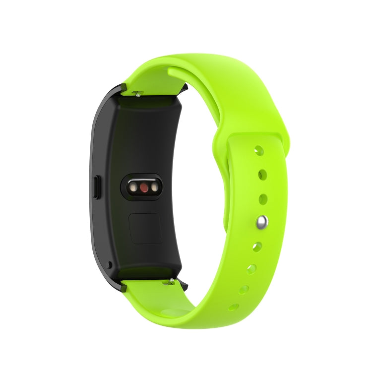 Large silicone SLR-buckle watch strap for Garmin Vivomove 3s/4s, neon lime green