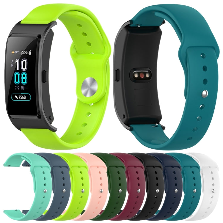 18mm SLR Buckle Fashion Silicone Strap, Size: Small Code, For Garmin Vivomove 3s / 4s