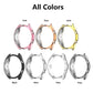 Electroplating Hollow Half-pack TPU Protective Case, For Samsung Galaxy Watch 3 41mm, For Samsung Galaxy Watch 3 45mm