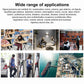Signal jammer applications collage with multiple venue photos and headings