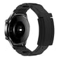 Folding Magnetic Buckle Stainless Steel Rubber Watch Band, 20mm
