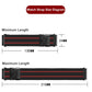 Parachute Buckle Stripe Nylon Elastic Braided Watch Band, 22mm