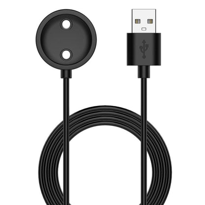 xDfind magnetic USB charging cable with round two-contact charger and coiled 1 m cord