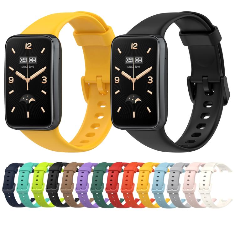xDfind Solid Color Silicone Watch Band, For Xiaomi Mi Band 7 Pro