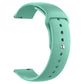 xDfind silicone watch band in mint teal with adjustment holes and a silver pin