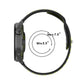 xDfind Two-color Silicone Watch Band, 20mm, 22mm