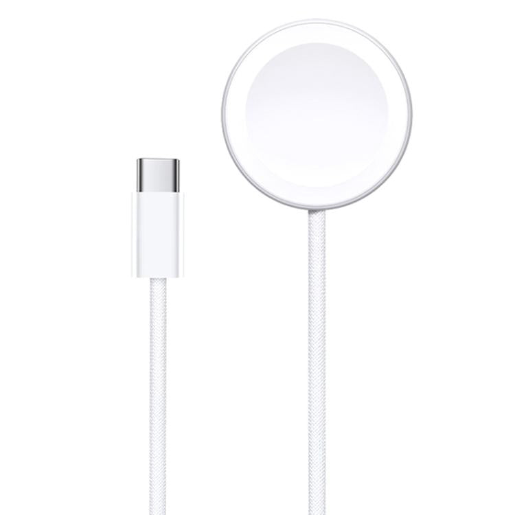 For Apple Watch Series xDfind Aluminum Alloy Shell Magnetic Wireless Watch Charger, Type-C, USB-A