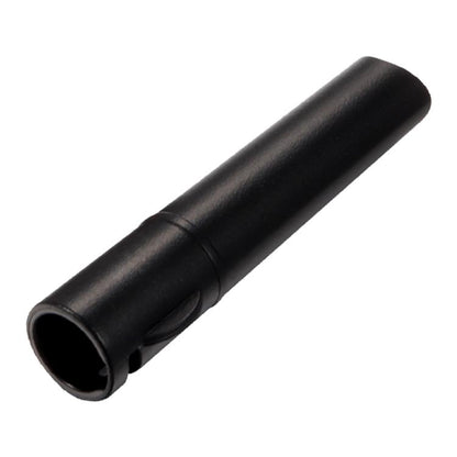 Black plastic steam nozzle outer tube for Delonghi coffee machine, open end