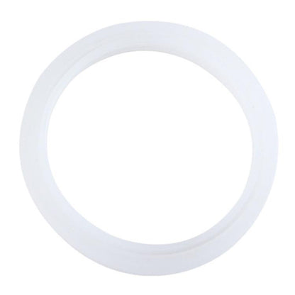 White silicone brewing head seal ring, circular gasket