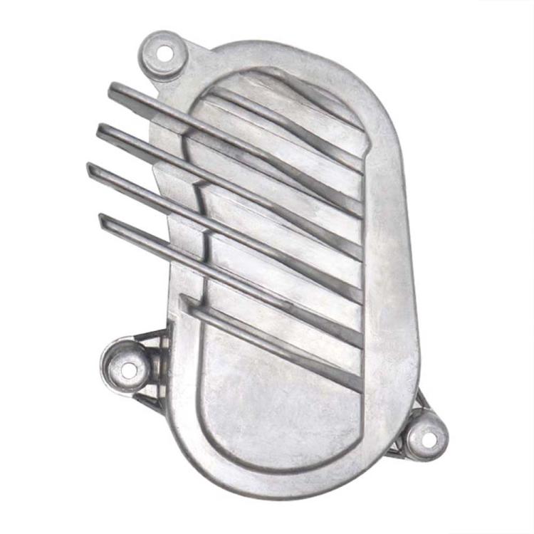 Right LED daytime running light housing with grille-style light cover
